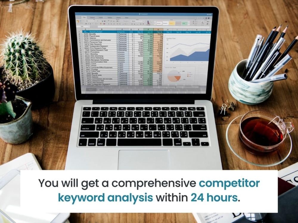 You will get comprehensive competitors Keyword analysis within 24 hours