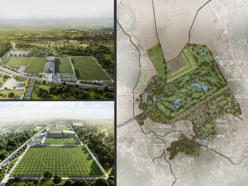 You will get Master plan Development, Hospitality complex, Site plan Concept