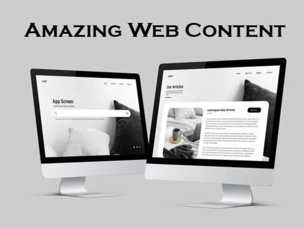 You will get high quality web content that's optimized for SEO