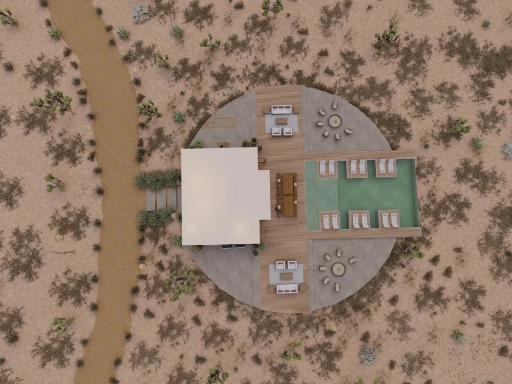 You will get Glamping Concept Design with 3D Renderings