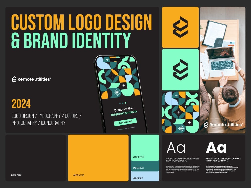 You will get a Custom Logo Design & Brand Identity