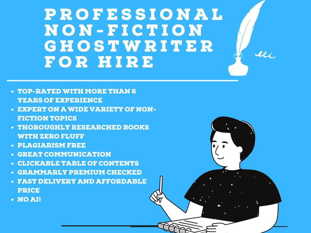 You will get a non-fiction ebook on any given topic