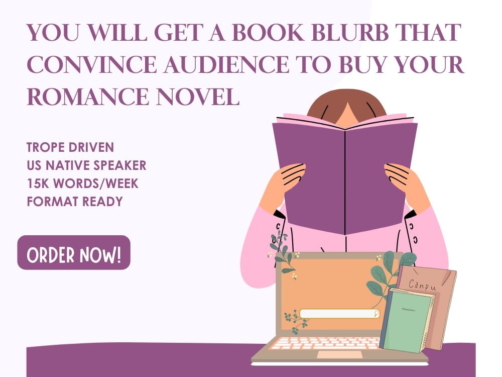 You will get A Book Blurb That Convince Audience To Buy Your Romance Novel
