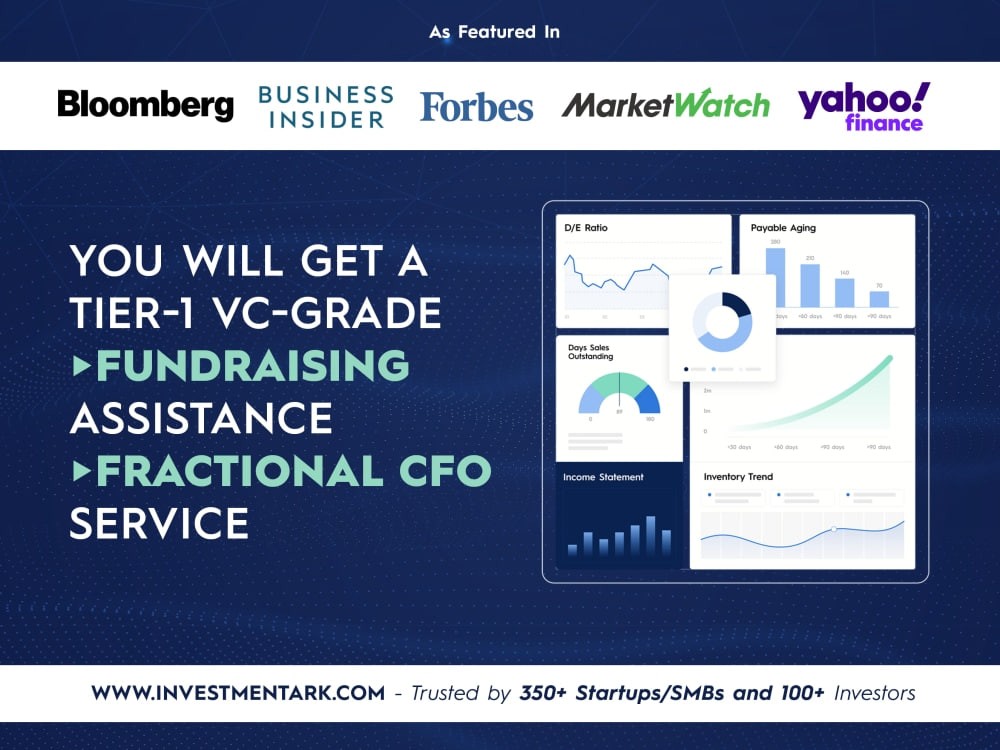 You will get Tier-1 VC-Grade Startup Consulting & Fundraising Assistance
