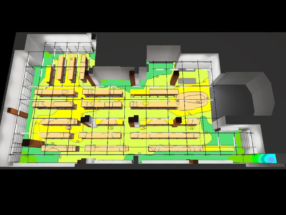 You will get a professional lighting design