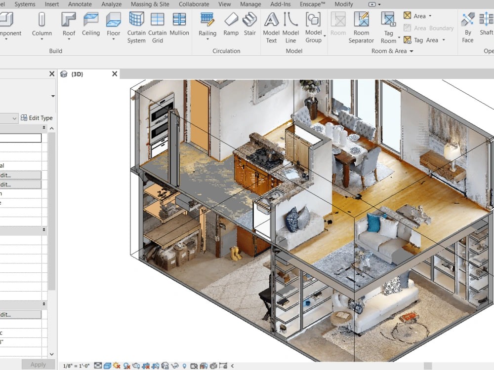 You will get a consistent and efficient As-Built - Scan2BIM - Revit model