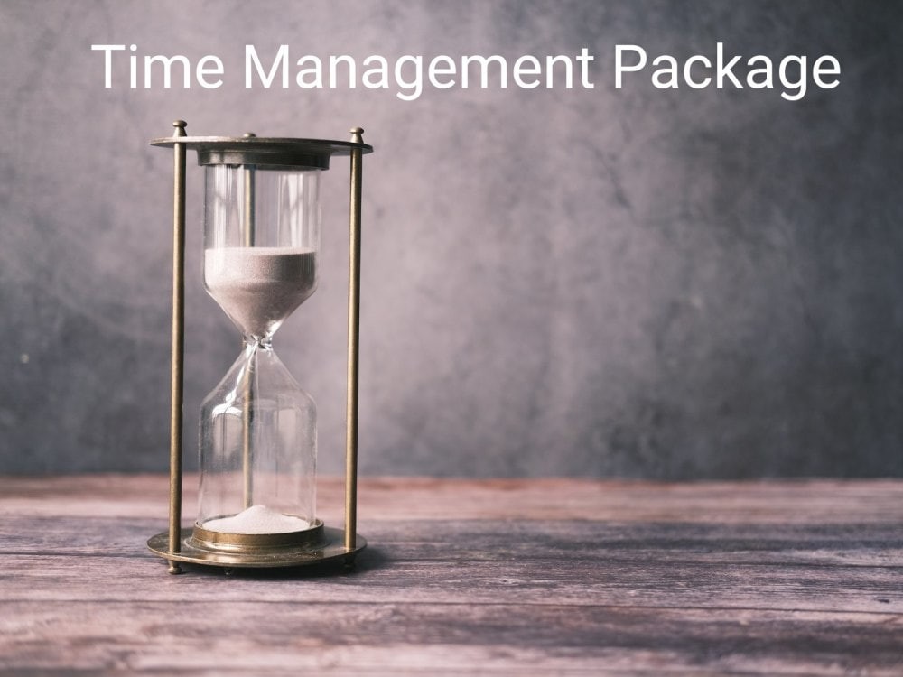 You will get a time management coach to boost productivity and balance your life.