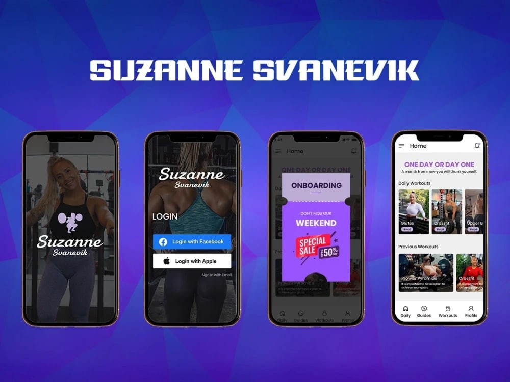 You will get Gym Mobile APP for IOS or Android devices or both.