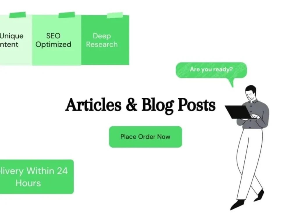 You will get a 500-2000 words SEO blog post or article within 24 hours - English&Deutsch