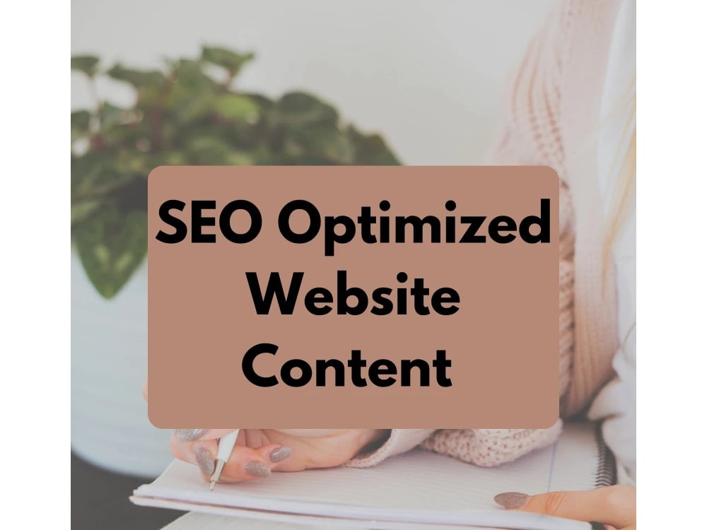 You will get SEO optimized Website Content