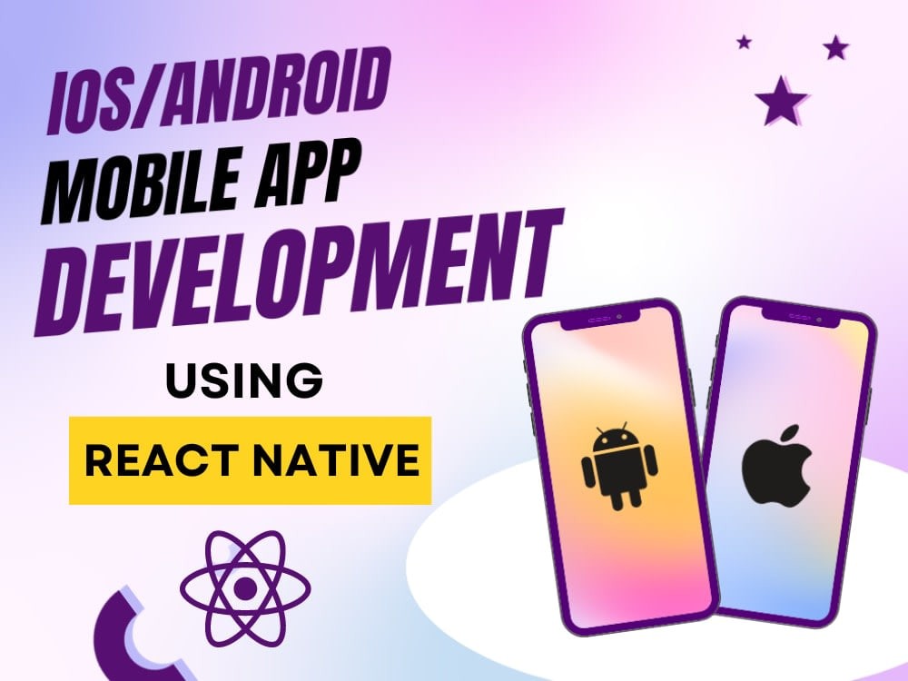 You will get Mobile App Development Using React Native - Expert App Developer