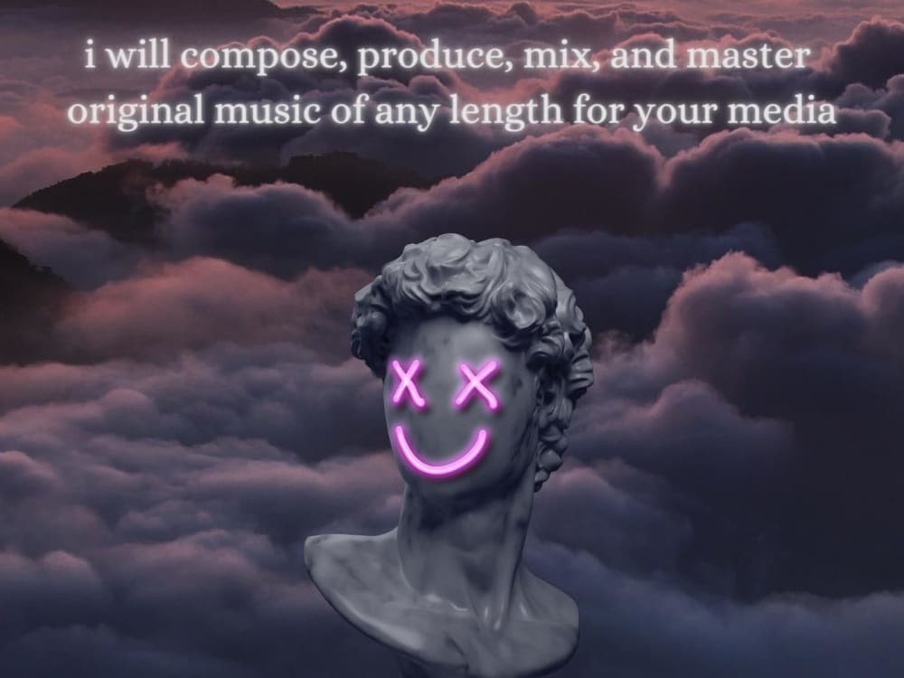 You will get this: I will compose and produce a song for you completely from scratch.