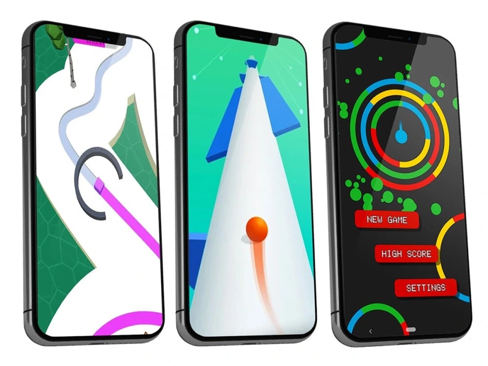 You will get complete trending hyper casual game