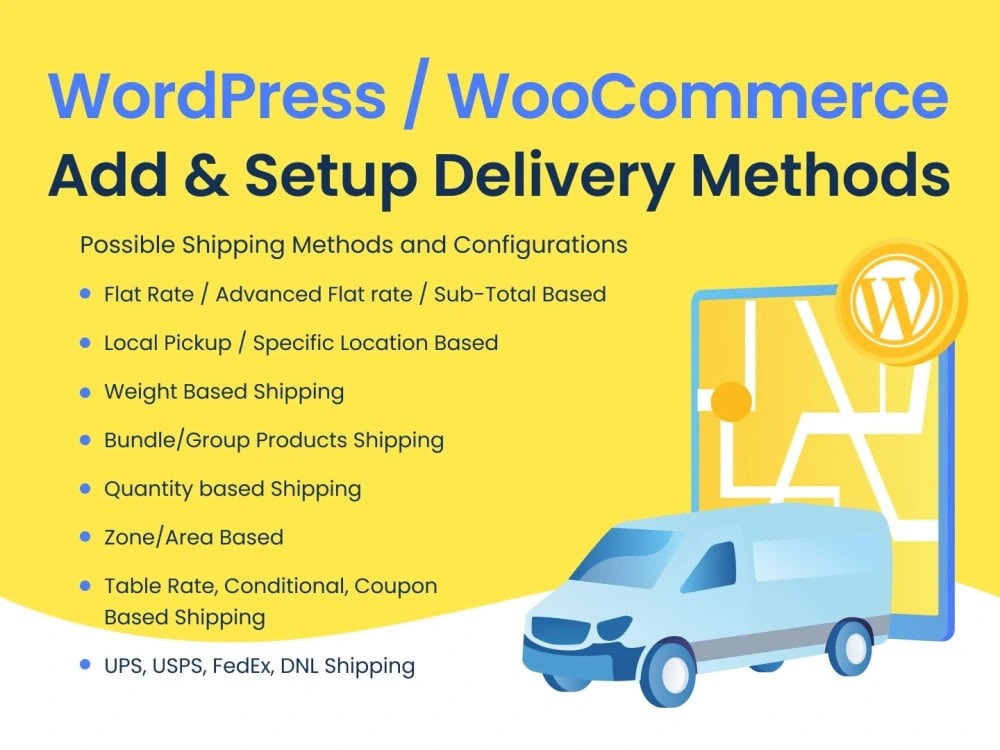 You will get setup your woocommerce shipping methods