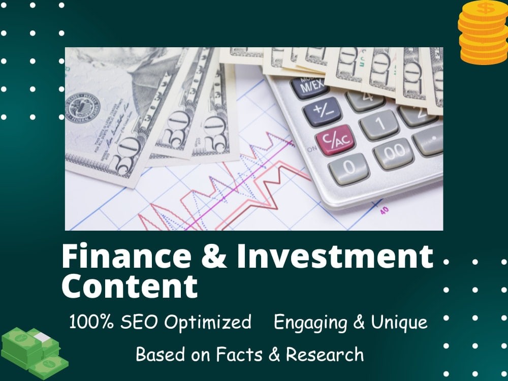 You will get Finance & Investment Blogs by an Expert Finance Writer & Finance Copywriter