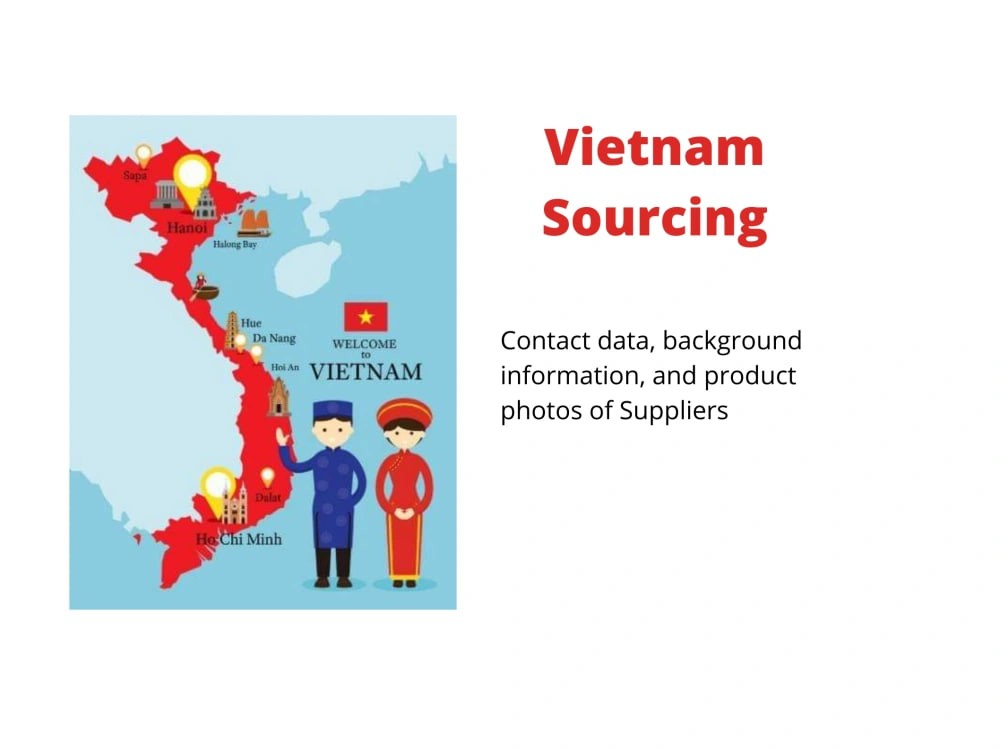 You will get a presentation of manufacturers for a product you are looking to source