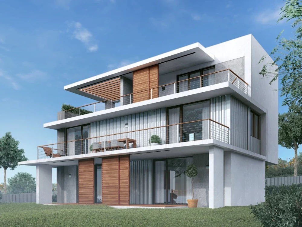 You will get House project. Plans, Elevations. Sections.