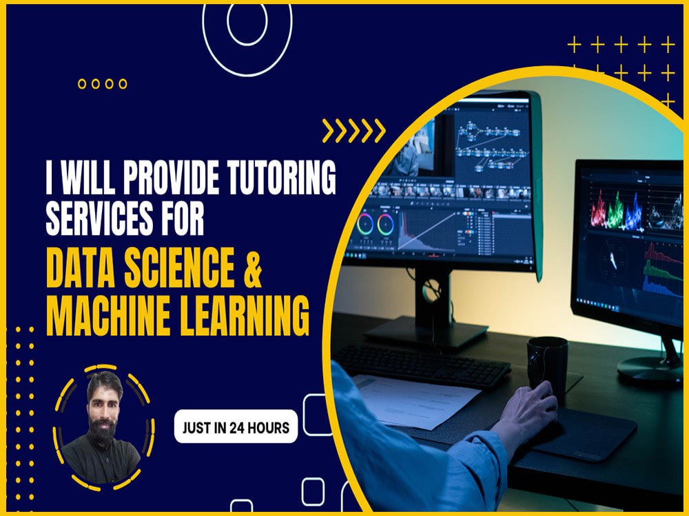 You will get data science and machine learning tutor services