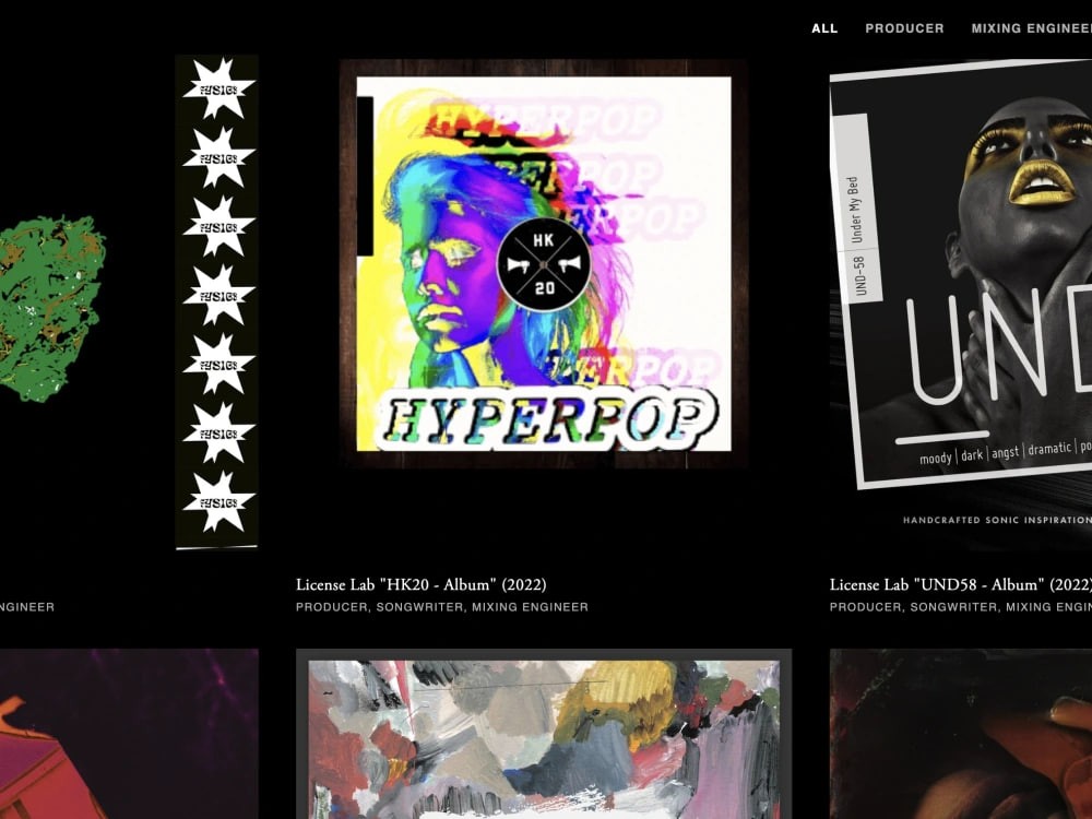 You will get Music / Song Production