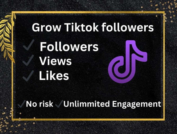 You will get Organic Tiktok Followers, Like, Views | TikTok Marketing and promotion