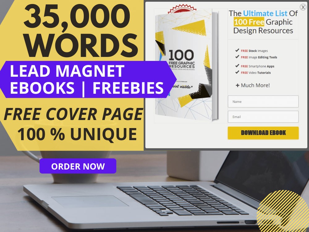 You will get 35,000 words lead magnet | ebook | Freebie for your website