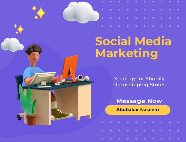 You will get Social Media Marketing Strategy for Shopify Dropshipping Stores