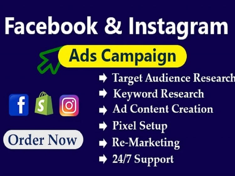 You will get Facebook Ads Campaign, Advertising, FB Ad, Instagram Marketing Manager