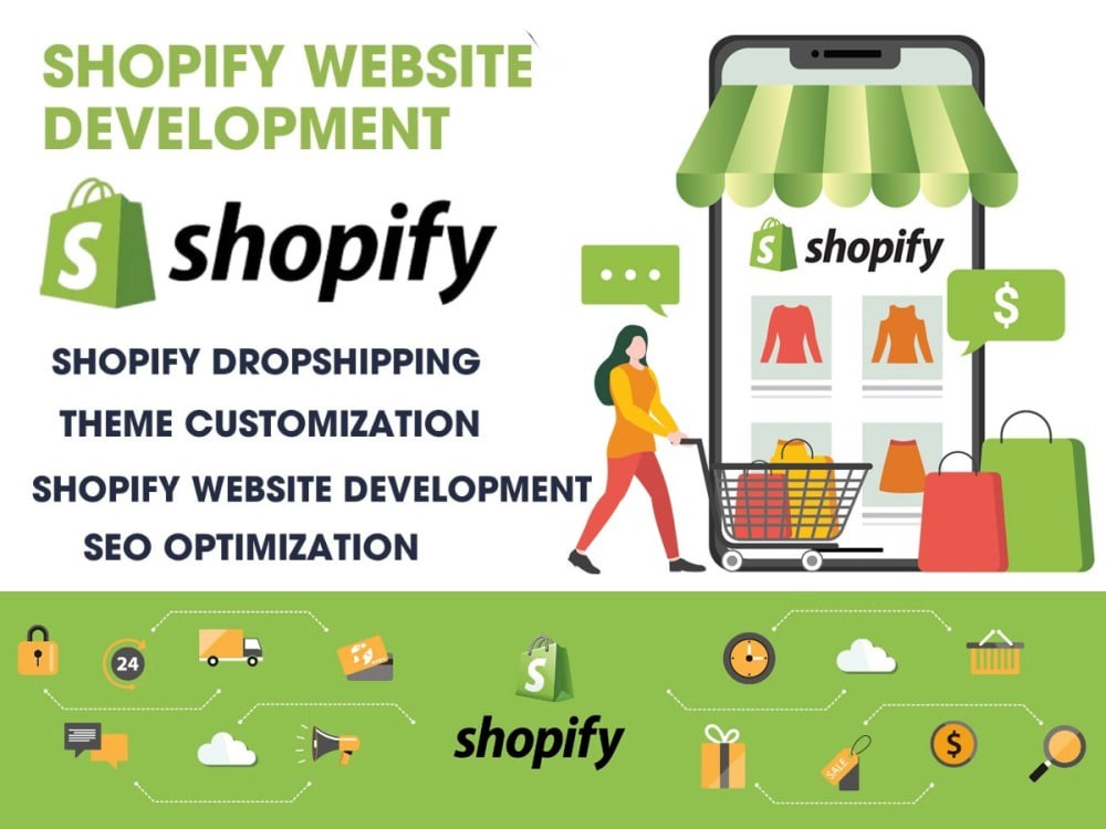 You will get Shopify Theme Install & Customization, Shopify Developer, Shopify Expert