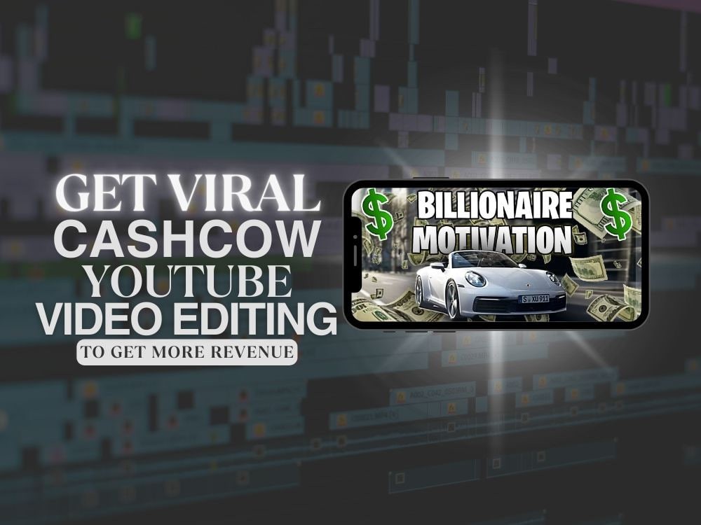 You will get viral cashcow, Faceles Youtube video editing to get more revenue.