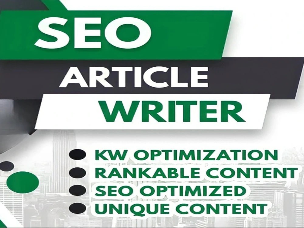 You will get an seo optimized blogpost or article for your website
